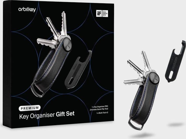 Key Organiser Pro Multitool V2 Gift Set - Black