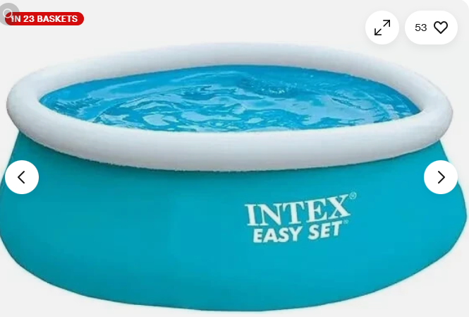 Pool set Intex Easy Set 6ft Inflatable Paddling Pool