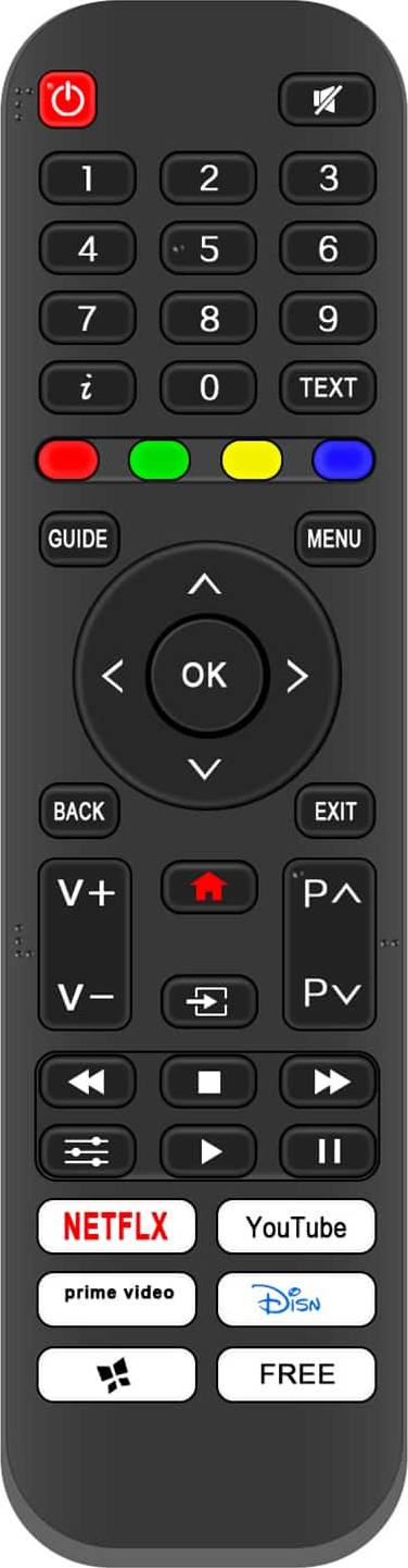 Vinabty RM-C3266 Replaced Remote Control