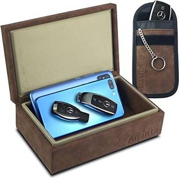 Faraday pouch for car keys Anta Faraday Box For Car Keys Military Grade Rfid Signal Blocking