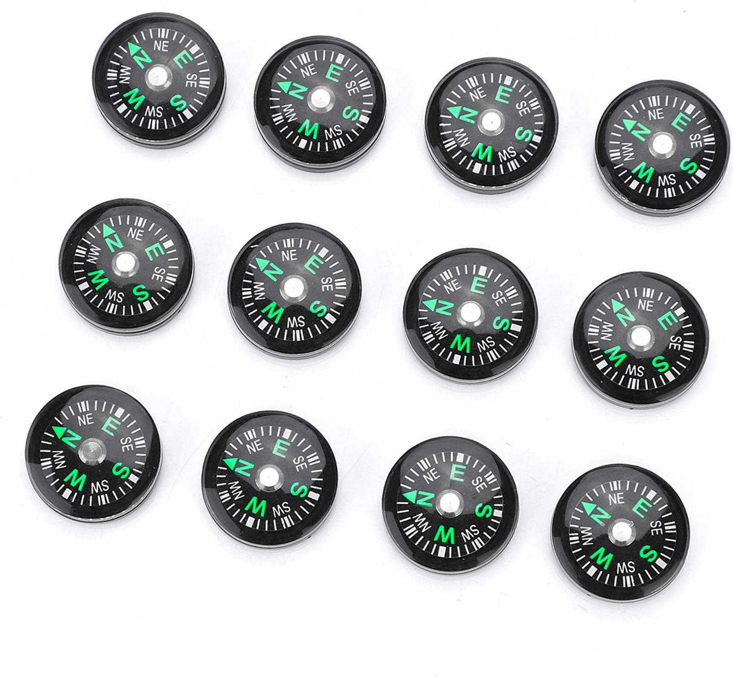 Mini Pocket Button Compass
