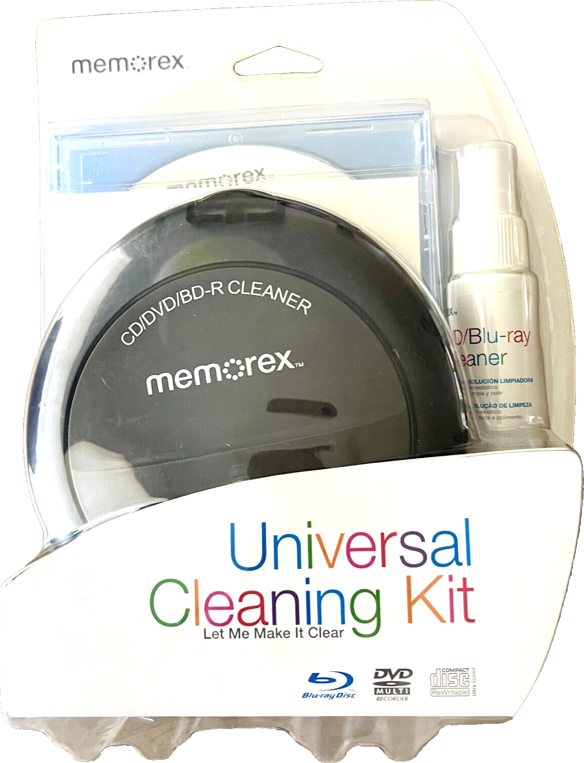 Memorex Universal CD DVD BD-R Cleaning Kit