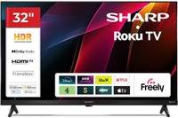 32 inch smart tv Sharp 32 Inch 1T-C32HD2725KB Smart HD Roku TV