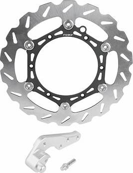 Brake and rotor kit Tusk Oversized Floating Typhoon Brake Rotor Kit