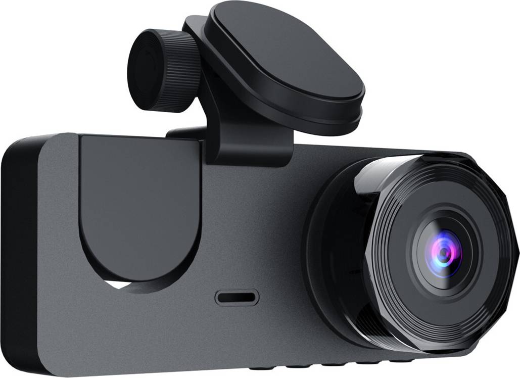 Dash camera front and rear BCSMMCAR 3 Camera Dash Front Rear Inside Driving Video Recorder