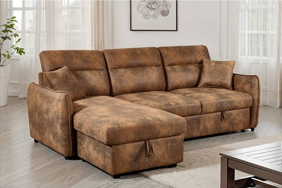 Corner Sofabed With Storage 93cm