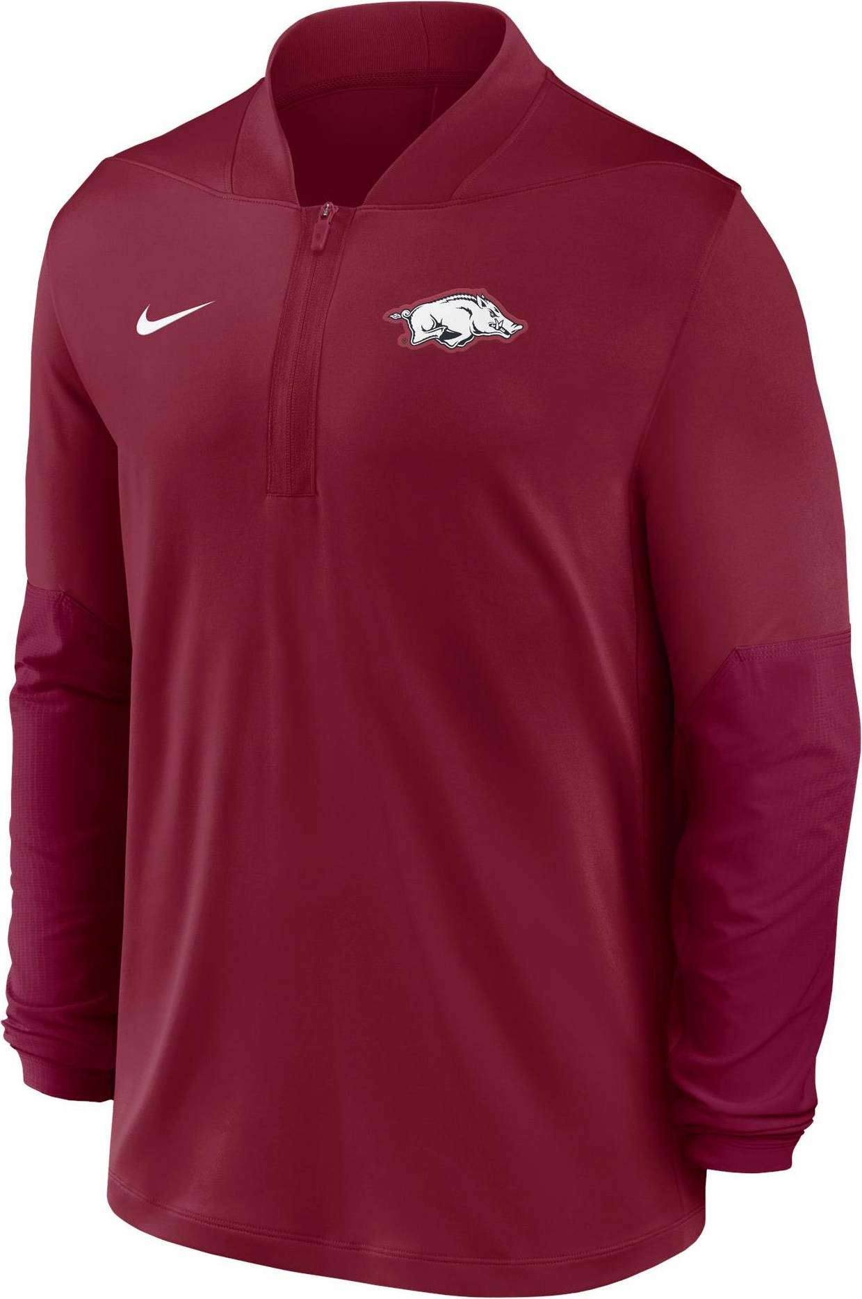 Nike Cardinal Arkansas Razorbacks Dri-FIT Half-Zip Pullover - Men's