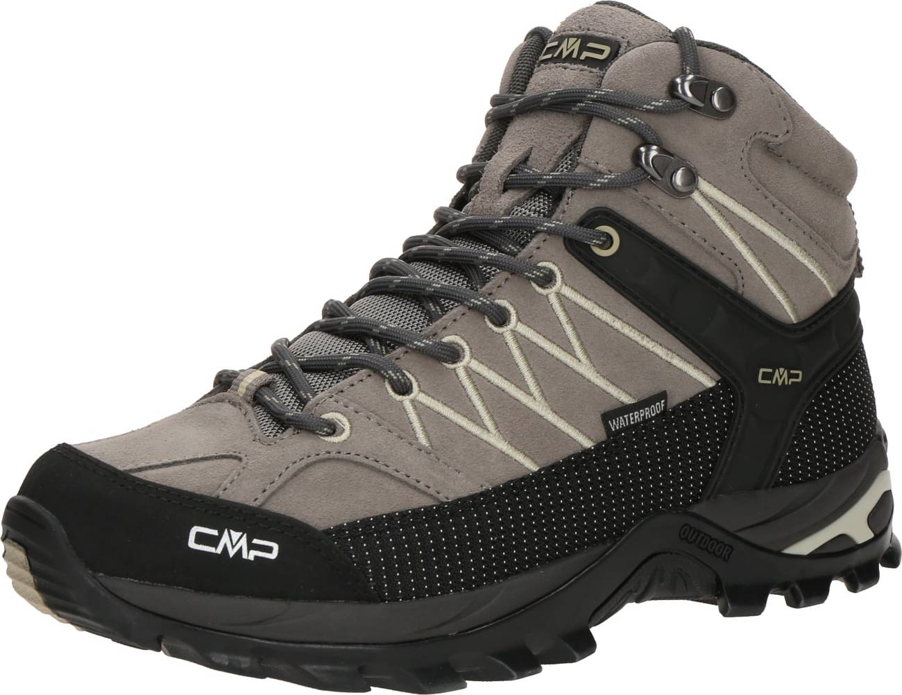 CMP Rigel Waterproof Vandrestøvler Dame - Mokka/Sort