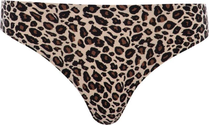String Softstretch Leopard Nude Braun