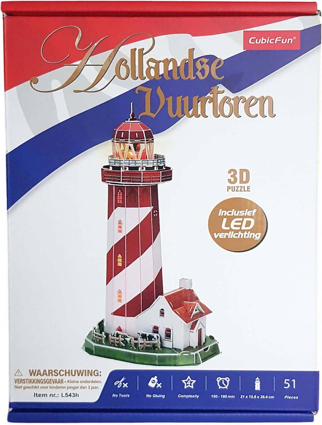 CubicFun 3D Puzzle Lighthouse LED