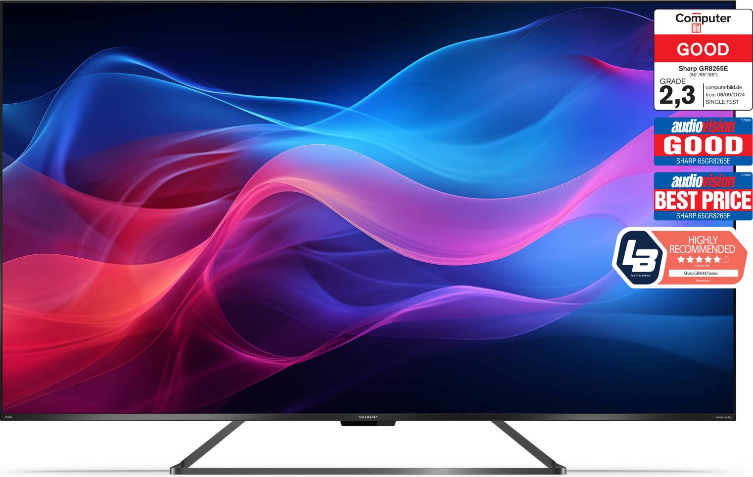 Sharp 65GR8265E 65 Diagonal LED QLED LCD TV