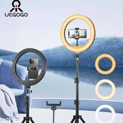 Led ring light Shein 12 Inch Tri Color LED Ring Light