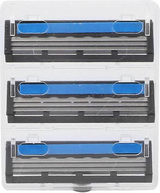 3pcs Retro Rotating 3 Layered Razor Blades