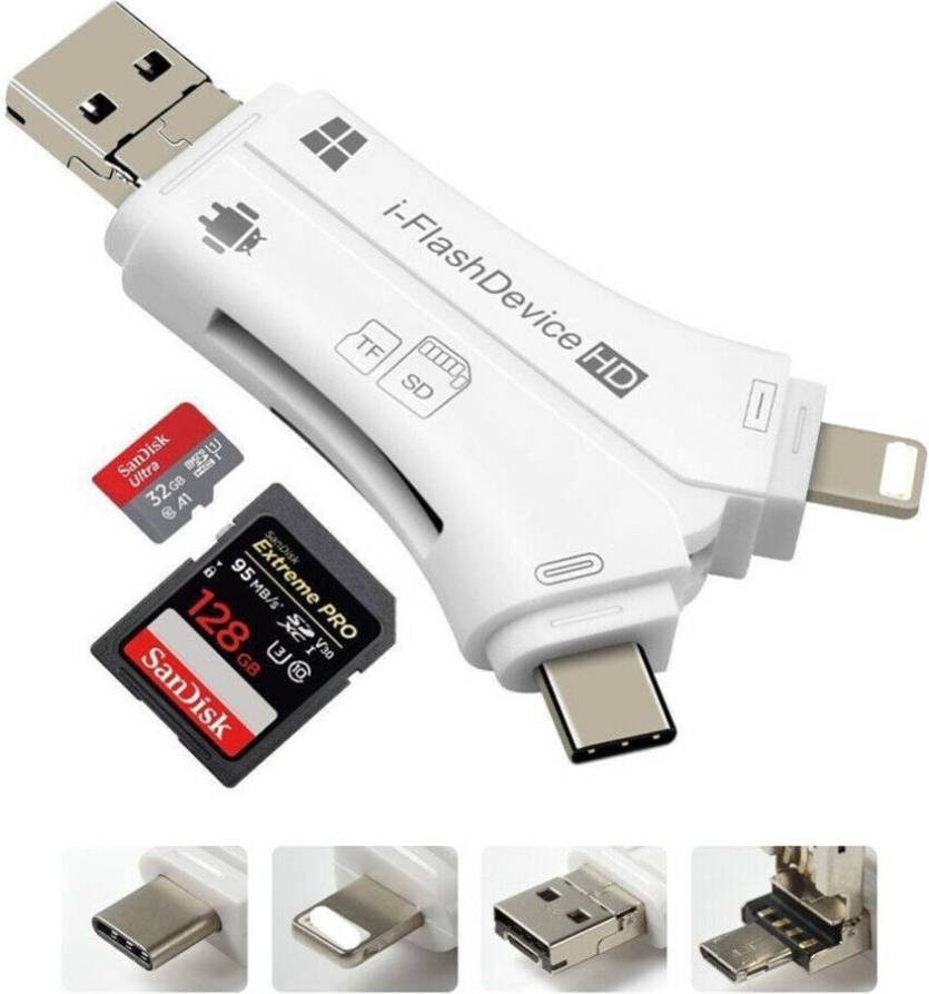 LimbO In 1 SD TF Adapter Card Reader