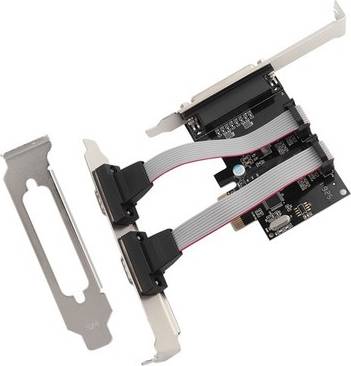 PCI Pci-e To 2 Serial Card 1 Parallel Port
