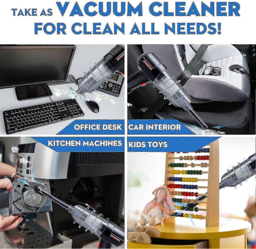 3 In 1 Car Portable Handheld Vacuum Cleaner