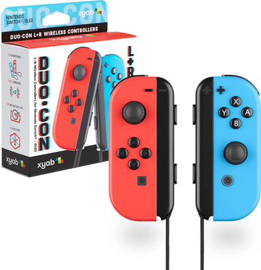 Nintendo Switch Wireless Controllers Duo Con Red Blue