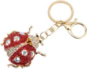Animal Keychain Cute Bling Rhinestone Key Holder - Birth