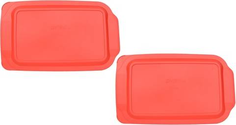 Pyrex 234-pc 4qt Plastic Rectangular 2pk Lid