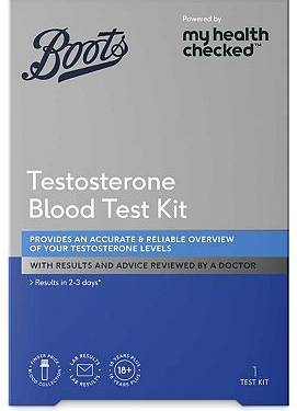 Testosterone Boots Testosterone Blood Test Kit