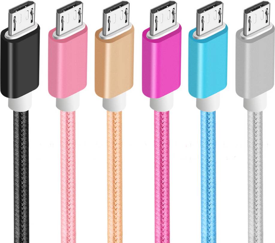 Micro USB Cable Lead Braided Fast Charger