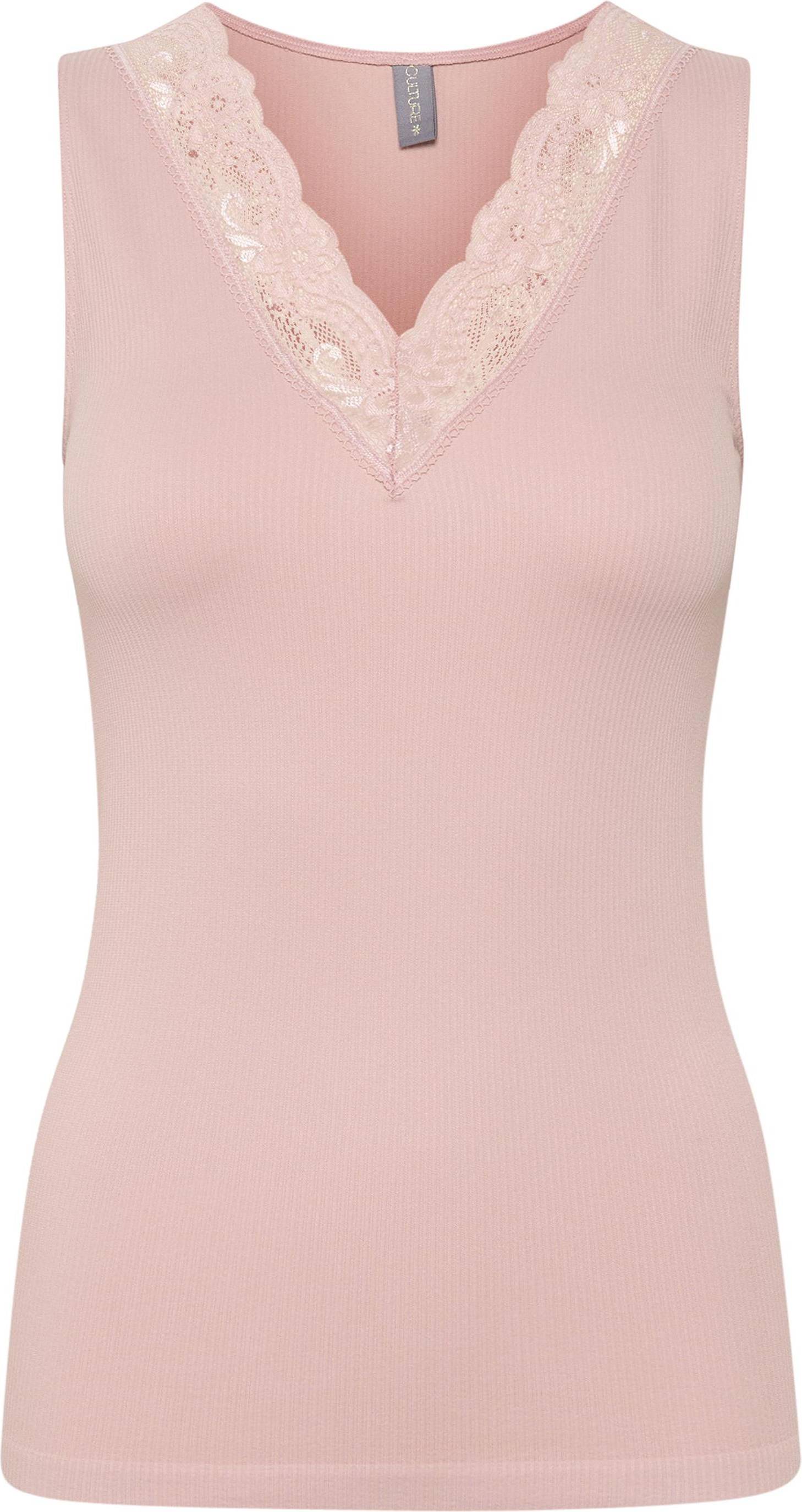 CULTURE Cucamilla Rib Top - Pink