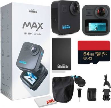 360 action camera GoPro Max 360 Waterproof Action Camera