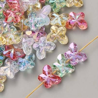 Shein 30PC Random Transparent Acrylic Keychain