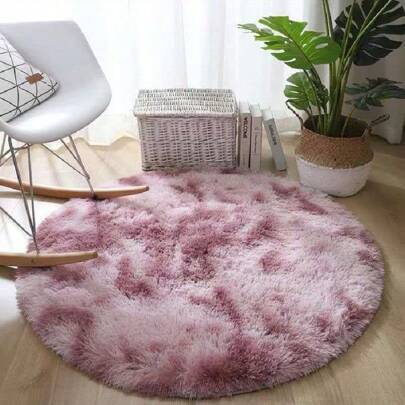 Round area rugs Shein Round Fluffy Area Rugs Soft Non Slip