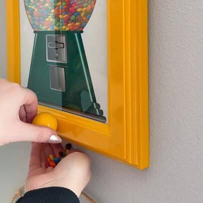 Shein Square With Orange Color Photo Frame