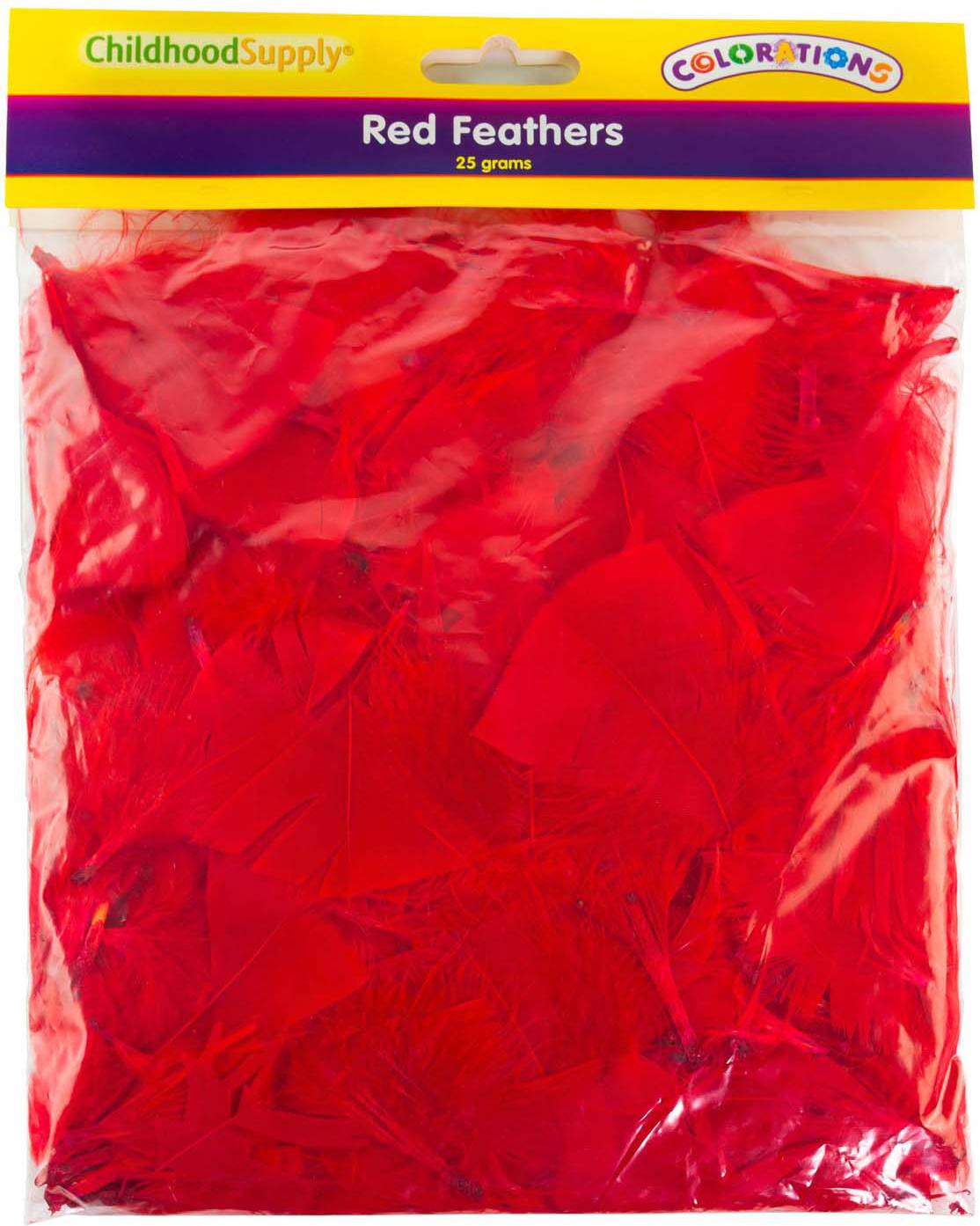 Colorations Red Feathers 25 Grams