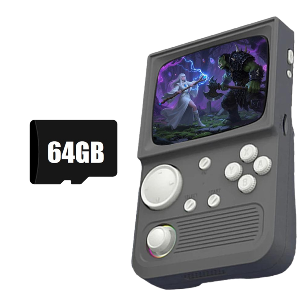 Sans Marque R36T Retro Handheld Game Console 64G