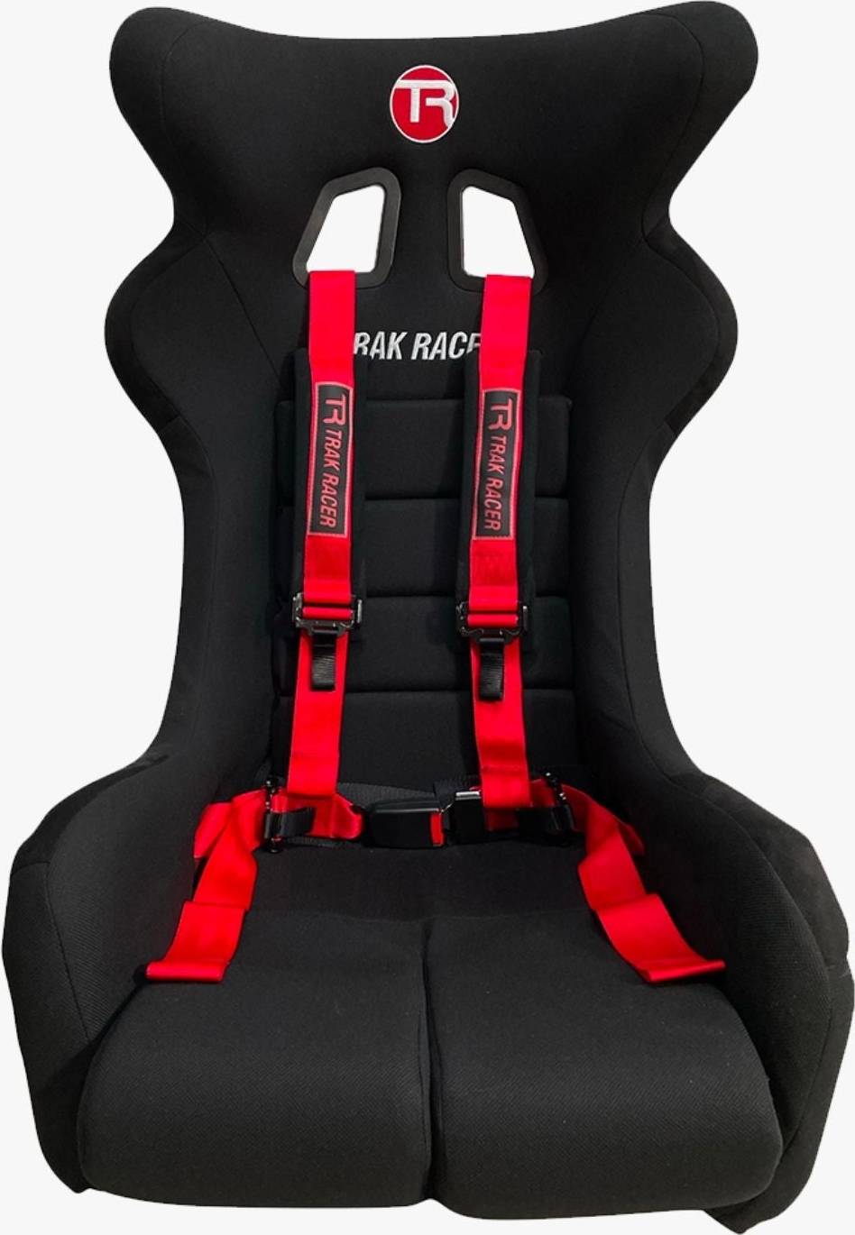 Trak Racer 4 Point Seat Harness Red