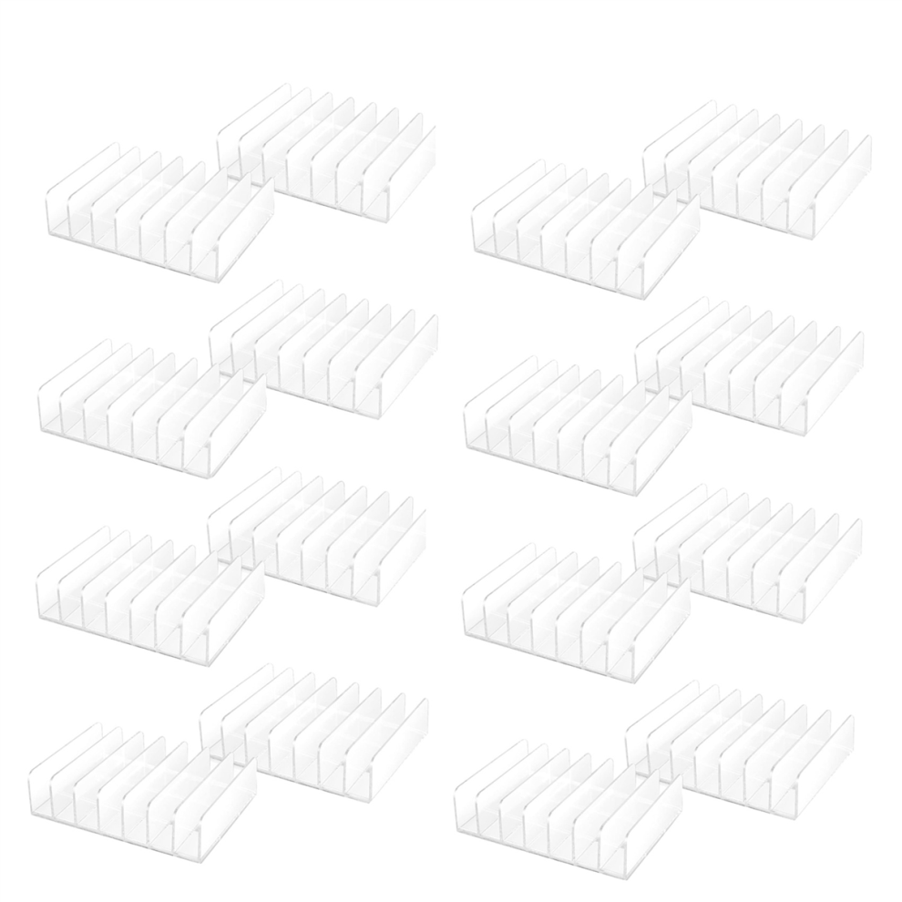 SEM 4 Pcs Clear Acrylic CD Holder Display Rack