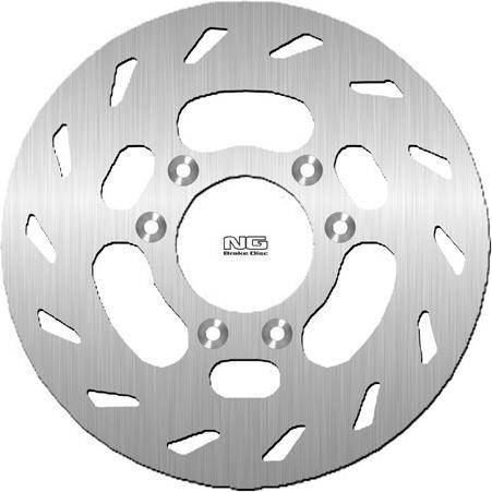 Round Brake Disc Silver