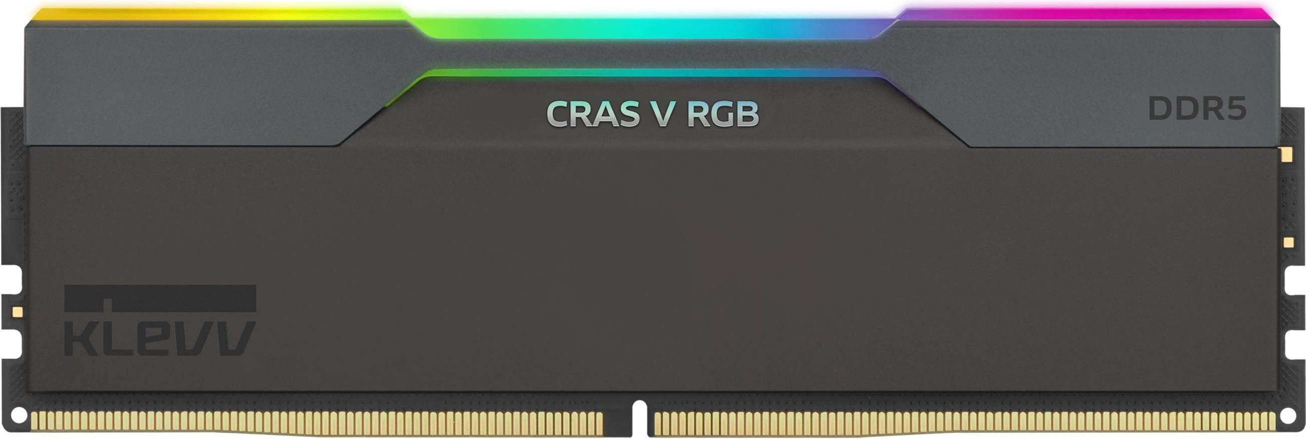 KLEVV CRAS V 64GB DDR5 Gaming RAM 6000MHz CL30 Memory Module Kit