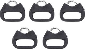 5pcs Alloy Split Ring Triangle Rings