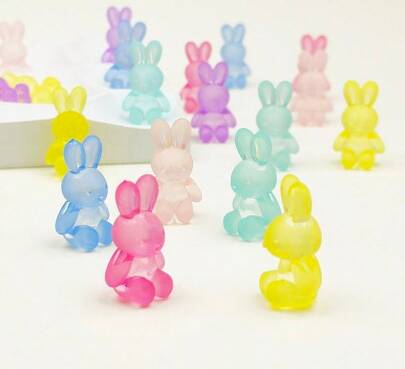 Shein 20pcs Assorted Cute Rabbit Shaped Beads