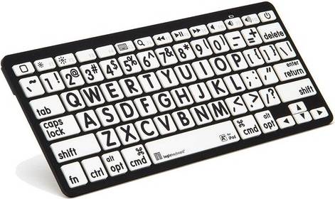 Largeprint Bluetooth Wireless Mini Keyboard