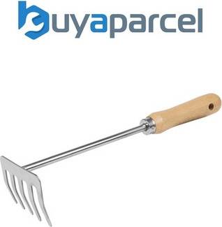 GTWH020 Premier Garden Hand Rake With Short Stainless Steel