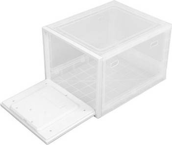 Clear Clear Lockable Digital Storage Box