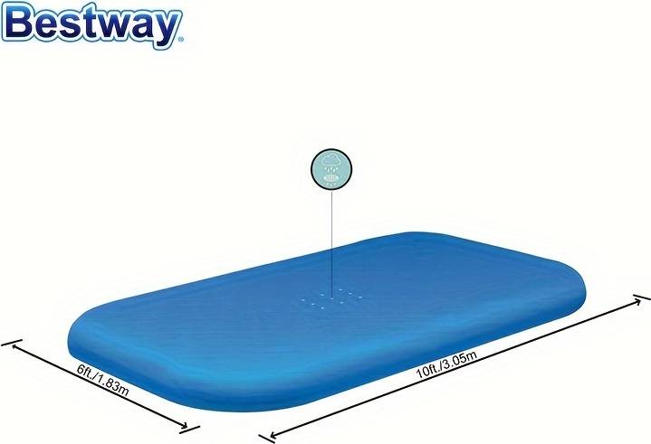 Temu Pool Cover For Adult Inflatable Canvas