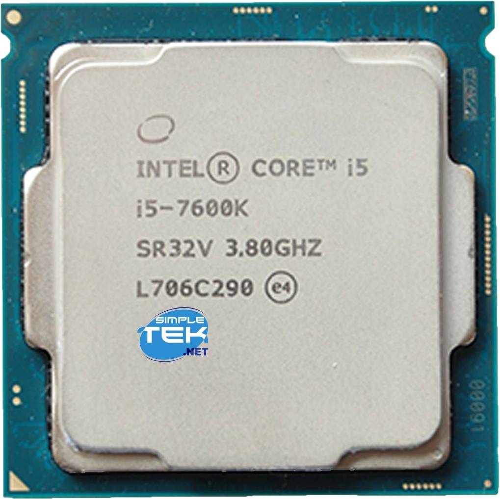 Intel i5 cpu Intel Core i5-7600K Smart Cache Box Processor