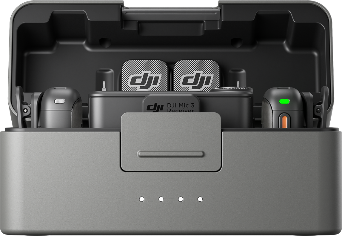 Wireless microphones DJI Mic 3 2-Person Advanced Mini Microphone System