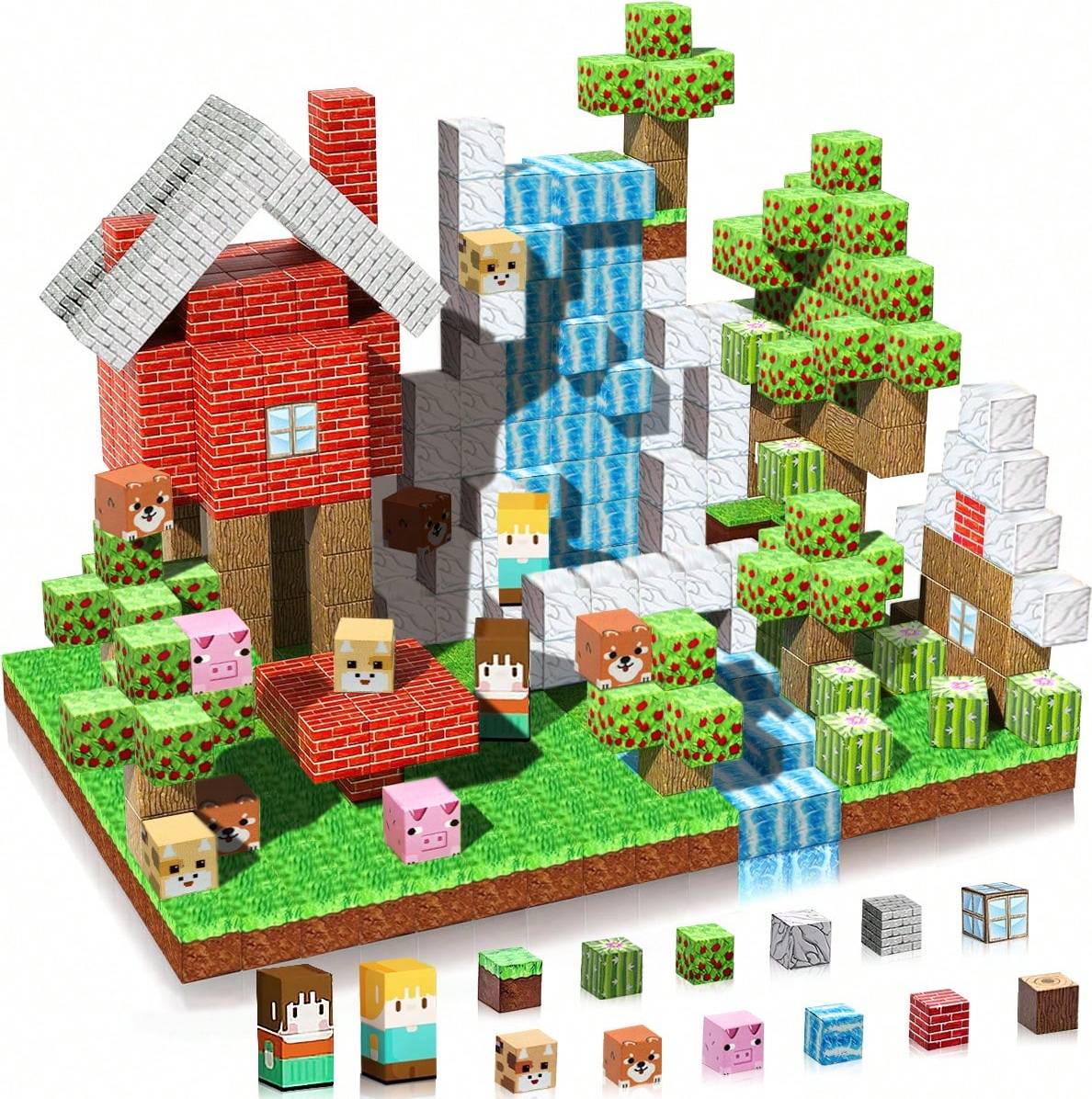 Shein Magnetic Building Blocks Set