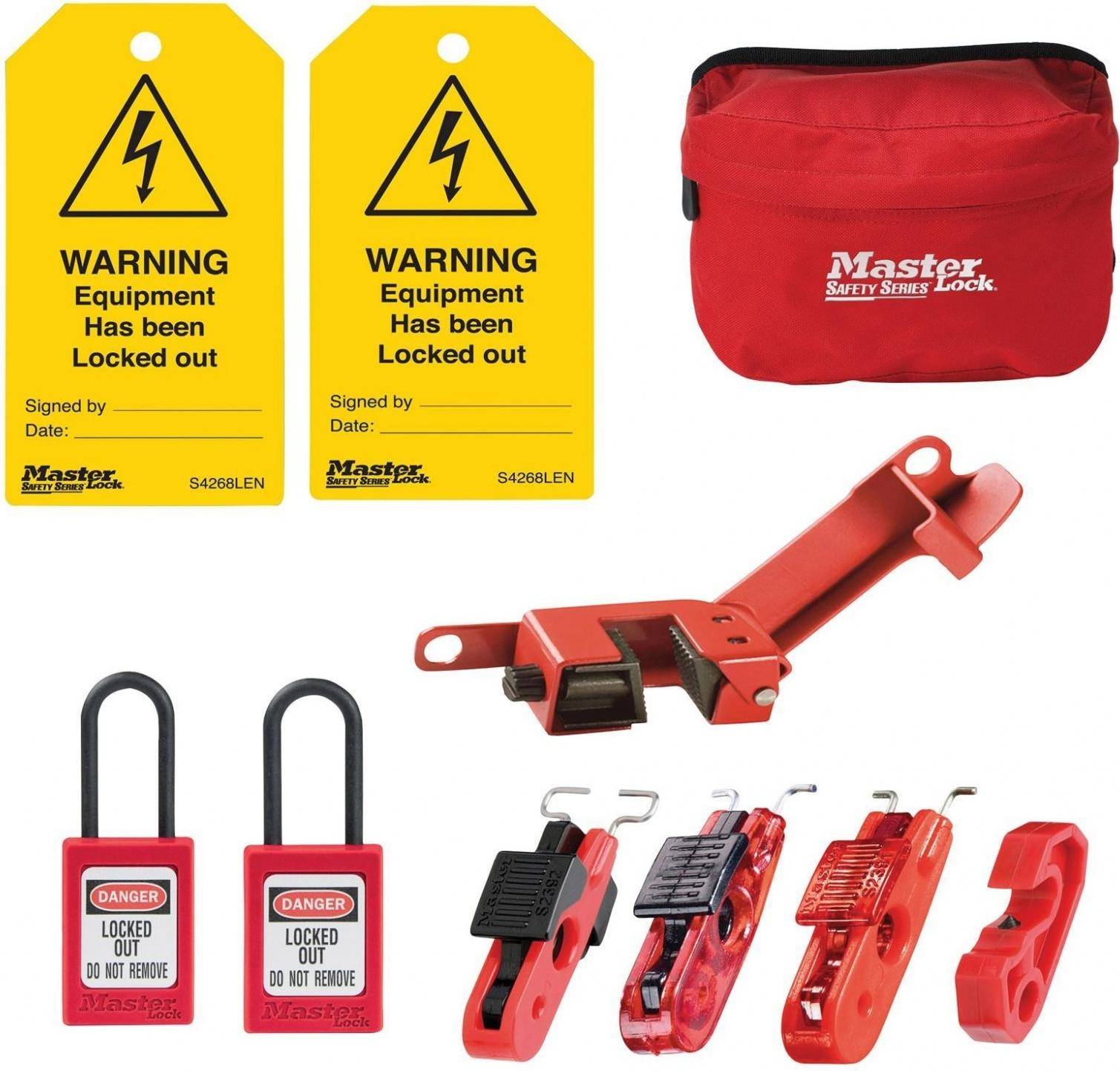 Master Lock Electrical Lockout Kit 9 Piece