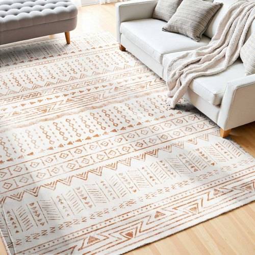 VEVOR Large Area Rug 5x8 Ft Beige