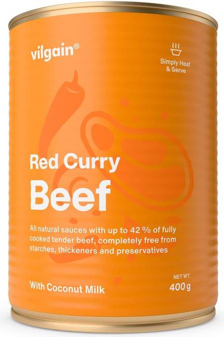 Vilgain Rotes Rindfleisch Curry 400g