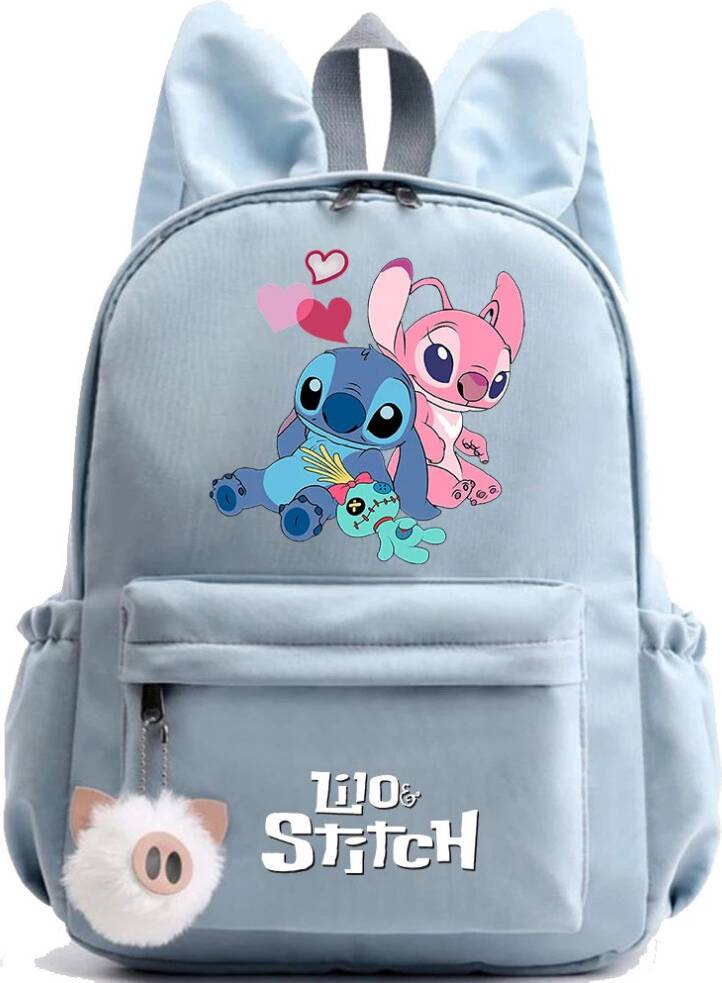 SRJ STAR Cartoon Pattern Rabbit Ears Backpack - Student