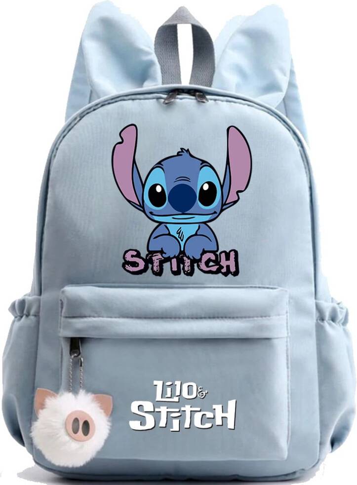 SRJ STAR Cartoon Pattern Rabbit Ears Backpack - Student